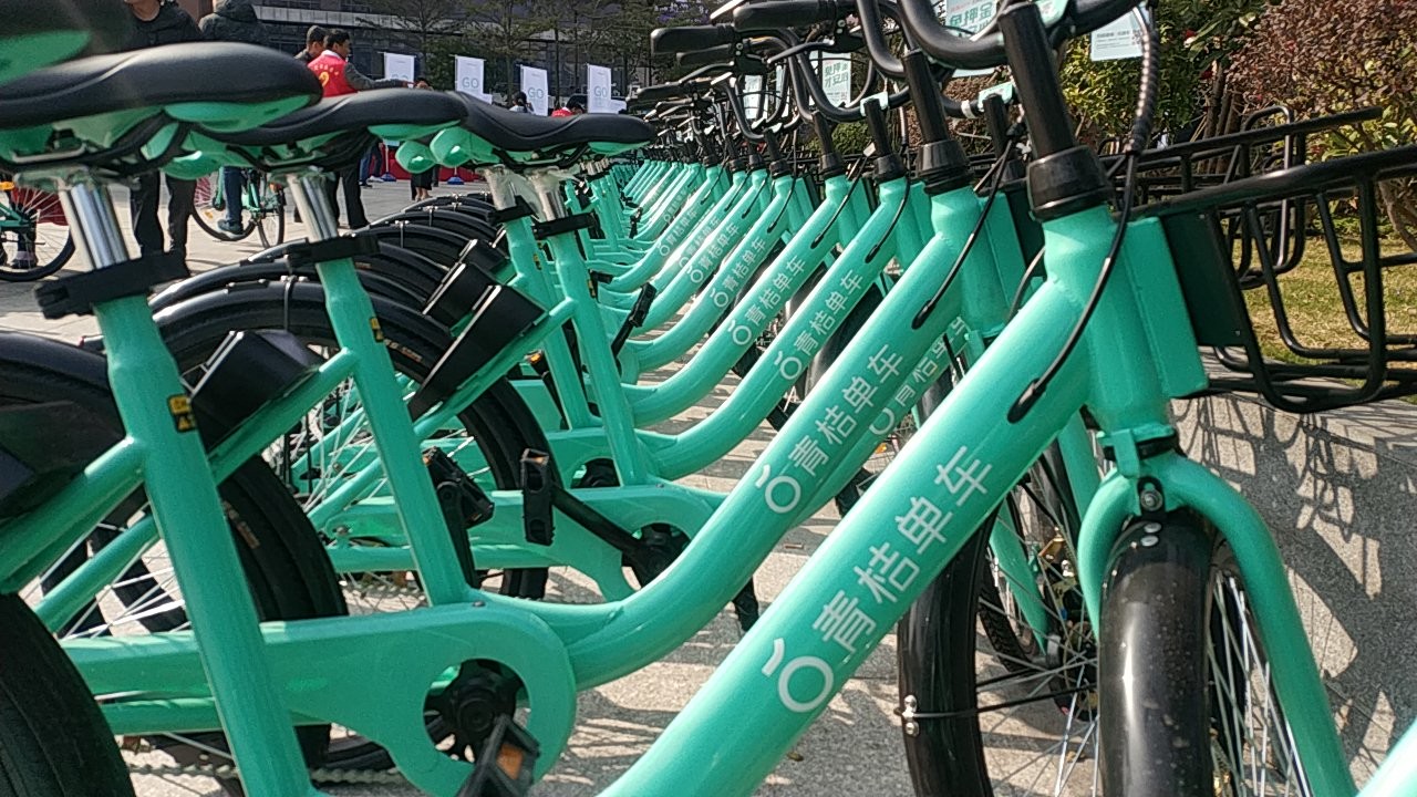 滴滴青桔共享单车登陆三水